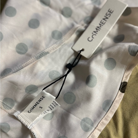 Commense Polka Dot Spaghetti Strap tie back Top - Picture 8 of 8